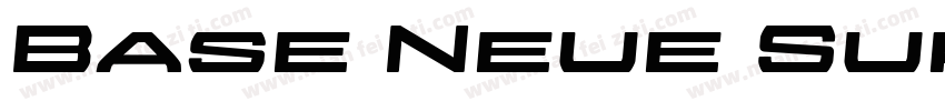 Base Neue Sup Exp Black字体转换